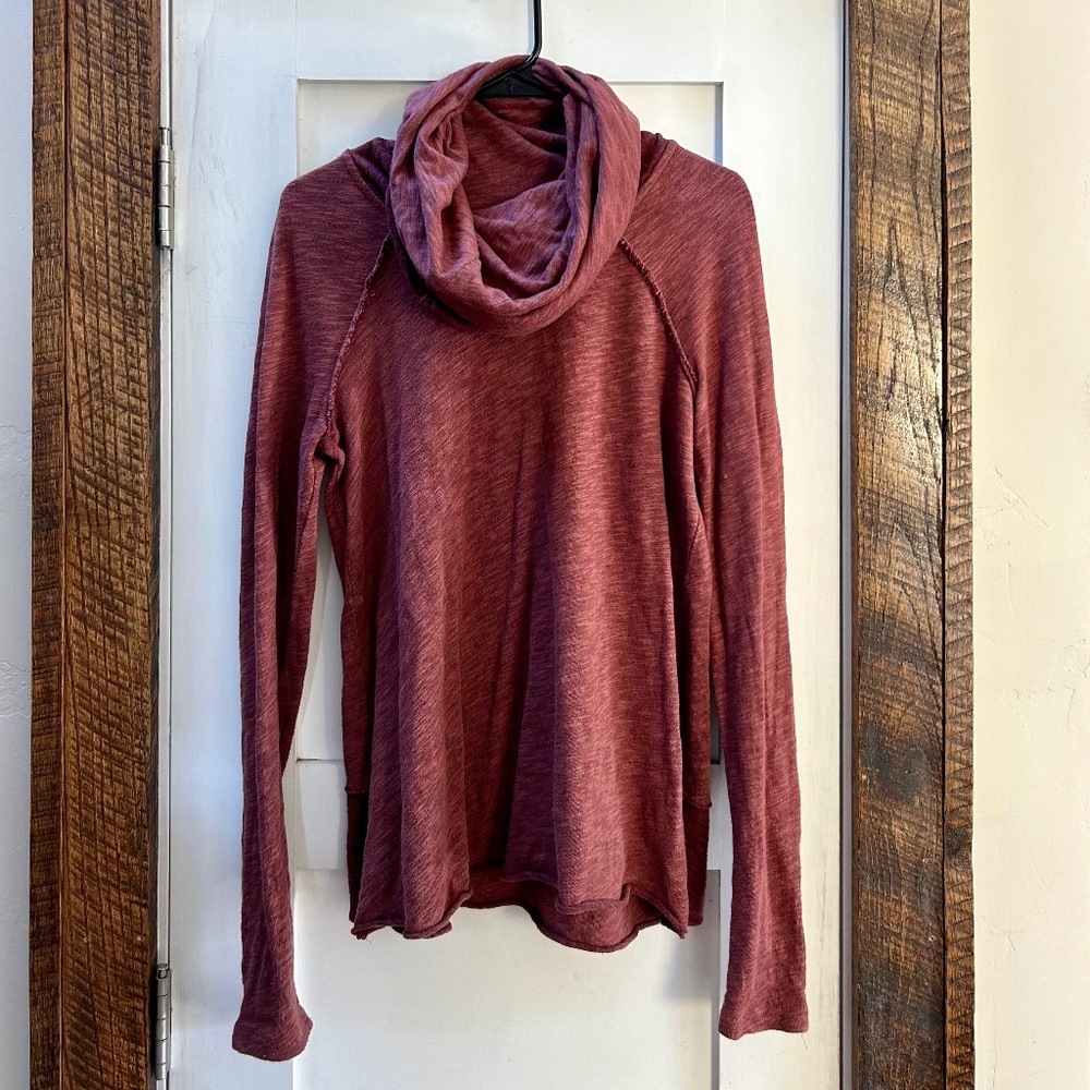 FP Free People Beach Cocoon Cowl turtleneck top
